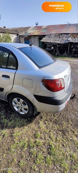 Kia Rio, 2008, Бензин, 1.4 л., 256 тис. км, Седан, Сірий, Курахове Cars-Pr-58686 фото