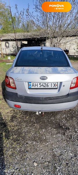 Kia Rio, 2008, Бензин, 1.4 л., 256 тис. км, Седан, Сірий, Курахове Cars-Pr-58686 фото