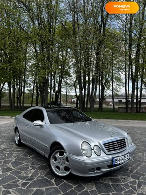 Mercedes-Benz CLK-Class, 2000, Газ пропан-бутан / Бензин, 2 л., 280 тыс. км, Купе, Серый, Сумы Cars-Pr-64716 фото