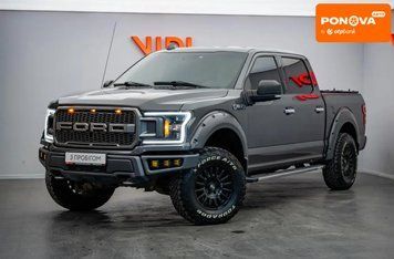 Ford F-150, 2018 р., Бензин, 120 тис. км, Пікап, Сірий, Київ AT-10428397 фото