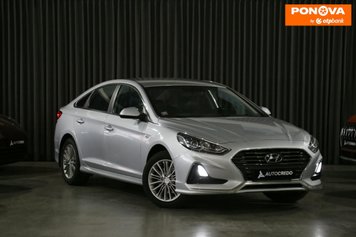 Hyundai Sonata, 2018, Газ, 2 л., 213 тис. км, Седан, Сірий, Київ 278189 фото