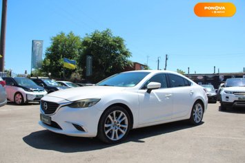 Mazda 6, 2014, Бензин, 2.49 л., 200 тис. км, Седан, Білий, Одеса 108170 фото