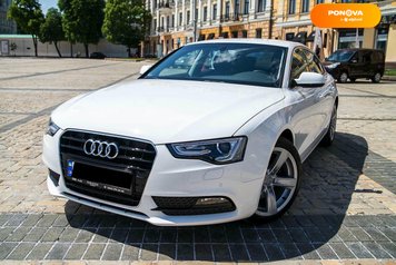 Audi A5 Sportback, 2016, Бензин, 1.8 л., 159 тис. км, Ліфтбек, Білий, Київ Cars-Pr-210266 фото