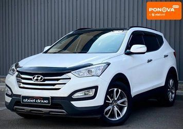 Hyundai Santa FE, 2013 р., Дизель, 233 тис. км, Позашляховик / Кросовер, Білий, Миколаїв AT-10413393 фото