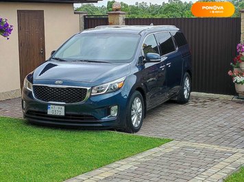 Kia Sedona, 2015, Бензин, 3.3 л., 75 тис. км, Мінівен, Синій, Івано-Франківськ Cars-Pr-233363 фото