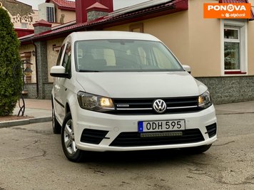 Volkswagen Caddy, 2018, Газ метан / Бензин, 1.4 л., 195 тис. км, Мінівен, Білий, Полтава Cars-Pr-275384 фото