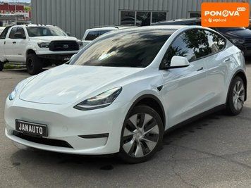 Tesla Model Y, 2021 г., Електро, 133 тыс. км, Внедорожник / Кроссовер, Белый, Харьков AT-10418416 фото