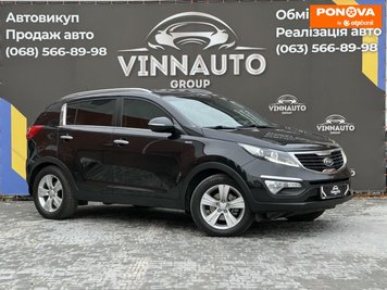 Kia Sportage, 2012, Газ пропан-бутан / Бензин, 2 л., 213 тис. км, Позашляховик / Кросовер, Чорний, Вінниця 278917 фото