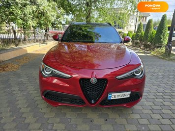 Alfa Romeo Stelvio, 2017, Бензин, 2 л., 52 тис. км, Позашляховик / Кросовер, Червоний, Чернівці Cars-Pr-219379 фото