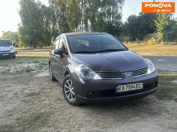 Nissan TIIDA, 2008, Бензин, 1.6 л., 213 тис. км, Хетчбек, Фіолетовий, Київ Cars-Pr-274879 фото