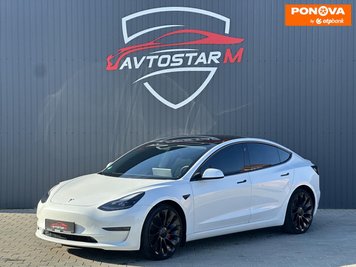 Tesla Model 3, 2021, Електро, 67 тис. км, Седан, Білий, Мукачево 278381 фото