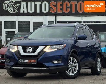 Nissan Rogue, 2017 р., Бензин, 160 тис. км, Позашляховик / Кросовер, Синій, Харків AT-10404996 фото
