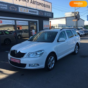 Skoda Octavia A5, 2012, Бензин, 1.6 л., 107 тис. км, Універсал, Білий, Житомир 252532 фото