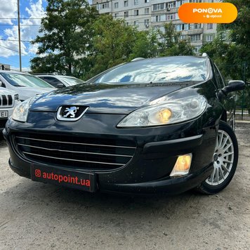 Peugeot 407, 2006, Газ пропан-бутан / Бензин, 1.75 л., 271 тис. км, Універсал, Чорний, Суми 209131 фото