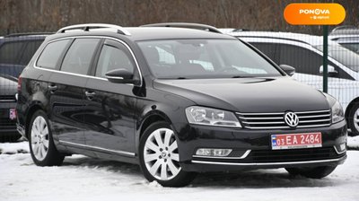 Volkswagen Passat, 2012, Дизель, 1.6 л., 191 тис. км, Універсал, Чорний, Бердичів 5398 фото