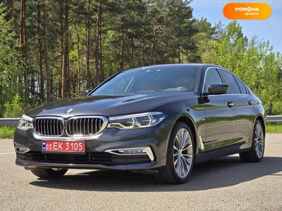 BMW 5 Series, 2018, Дизель, 2 л., 179 тис. км, Седан, Сірий, Ковель 45651 фото