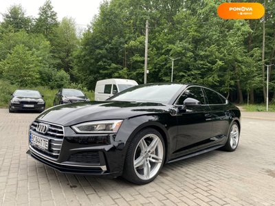 Audi A5 Sportback, 2017, Бензин, 1.98 л., 102 тыс. км, Лифтбек, Чорный, Львов Cars-Pr-67536 фото