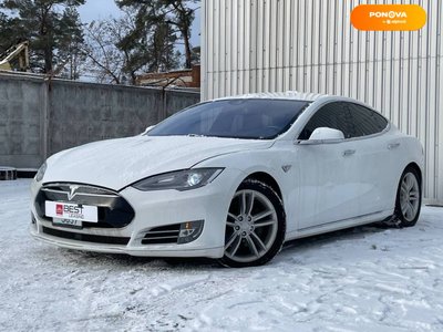 Tesla Model S, 2015, Електро, 186 тис. км, Ліфтбек, Білий, Київ 17449 фото