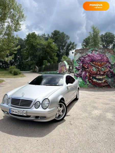 Mercedes-Benz CLK-Class, 2000, Газ пропан-бутан / Бензин, 2 л., 280 тыс. км, Купе, Серый, Сумы Cars-Pr-64716 фото