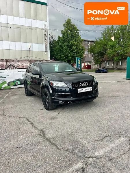 Audi Q7, 2012 р., Бензин, 237 тис. км, Позашляховик / Кросовер, Чорний, Запоріжжя AT-10417702 фото