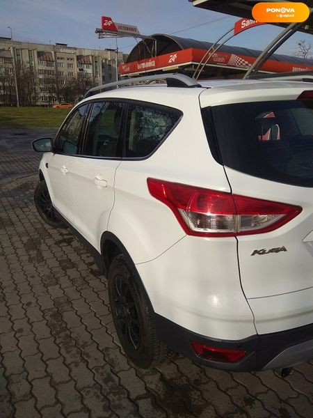 Ford Kuga, 2014, Бензин, 1.6 л., 194 тис. км, Позашляховик / Кросовер, Білий, Львів 14223 фото