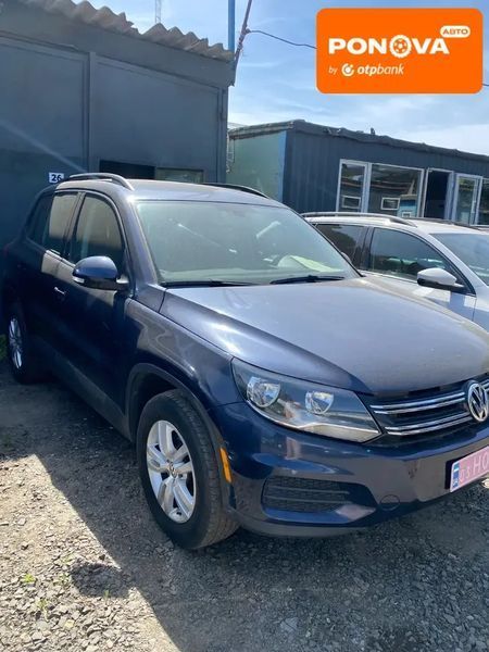 Volkswagen Tiguan, 2016 р., Бензин, 245 тис. км, Позашляховик / Кросовер, Синій, Луцьк AT-10418110 фото