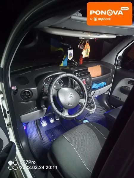 Fiat Doblo, 2006 р., Газ пропан-бутан / Бензин, 37 тис. км, Мінівен, Білий, Тернопіль AT-10400021 фото