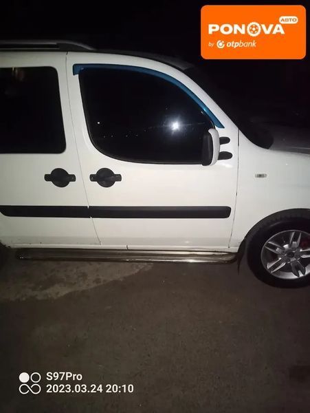 Fiat Doblo, 2006 р., Газ пропан-бутан / Бензин, 37 тис. км, Мінівен, Білий, Тернопіль AT-10400021 фото