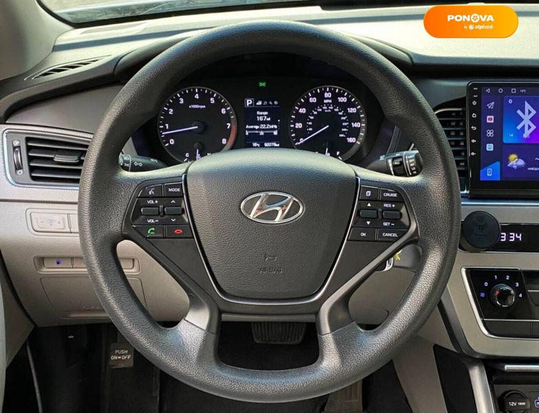 Hyundai Sonata, 2016, Бензин, 2.36 л., 147 тис. км, Седан, Білий, Київ 34260 фото