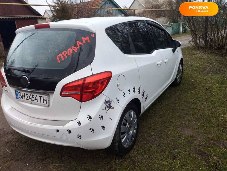 Opel Meriva, 2012, Газ пропан-бутан / Бензин, 1.4 л., 185 тис. км, Мікровен, Білий, Київ Cars-Pr-67129 фото