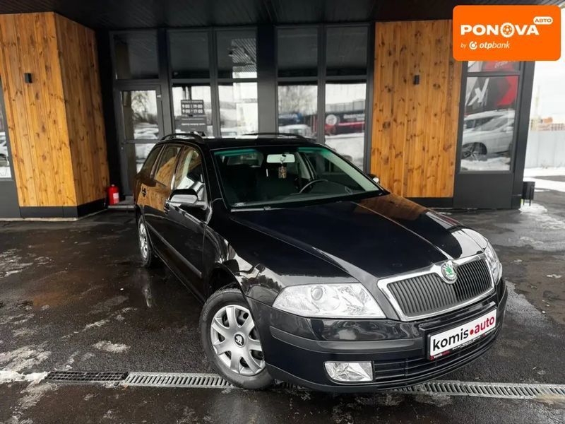 Skoda Octavia, 2008 р., Бензин, 218 тис. км, Універсал, Чорний, Вінниця AT-10409854 фото