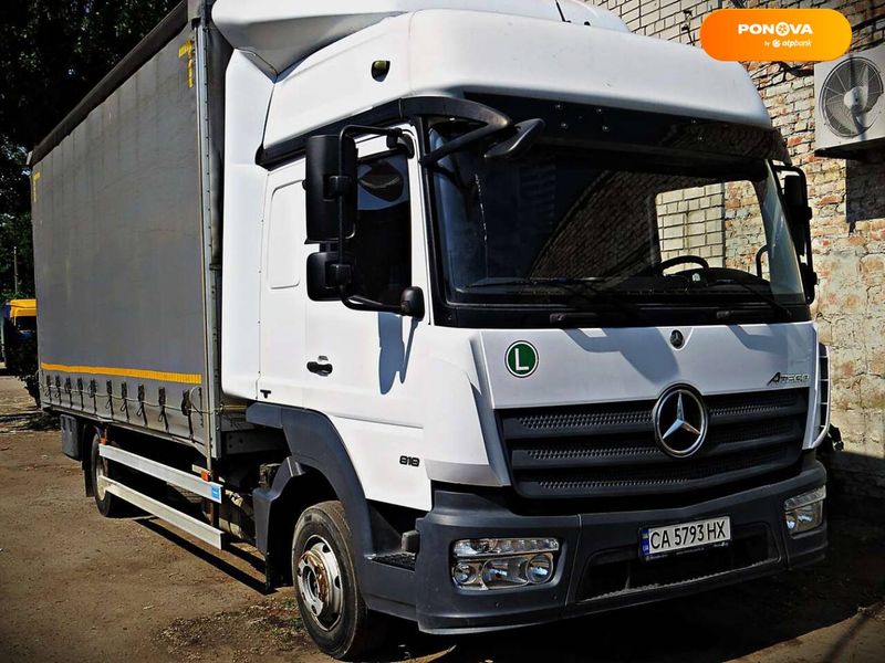 Mercedes-Benz Atego, 2015, Дизель, 5.1 л., 549 тис. км, Тентований, Білий, Черкаси 42195 фото