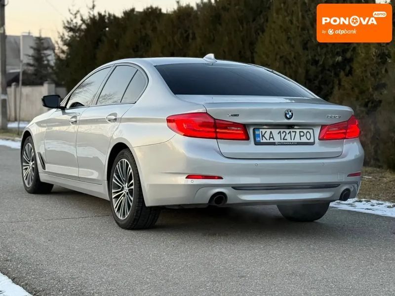 BMW 5 Series, 2019 р., Бензин, 143 тис. км, Седан, Сірий, Дніпро (Дніпропетровськ) AT-10409201 фото