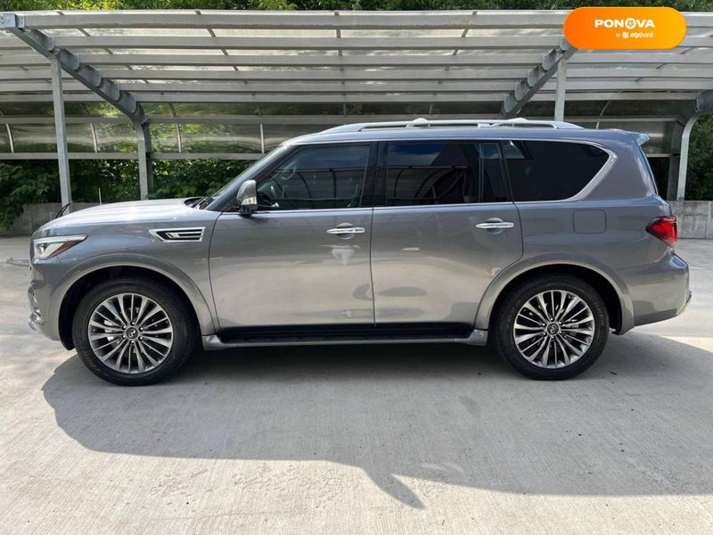 Infiniti QX80, 2018, Бензин, 5.6 л., 102 тис. км, Позашляховик / Кросовер, Сірий, Київ 107051 фото