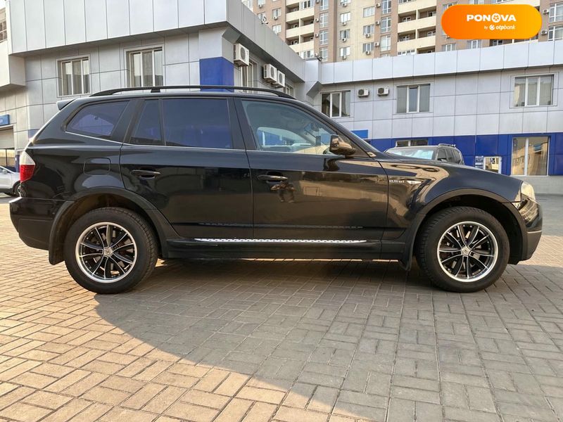 BMW X3, 2007, Бензин, 2.5 л., 206 тыс. км, Внедорожник / Кроссовер, Чорный, Одесса 110886 фото