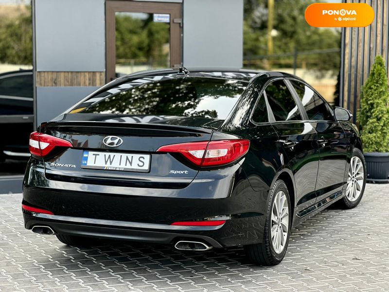 Hyundai Sonata, 2017, Бензин, 2.4 л., 134 тис. км, Седан, Чорний, Одеса 110085 фото