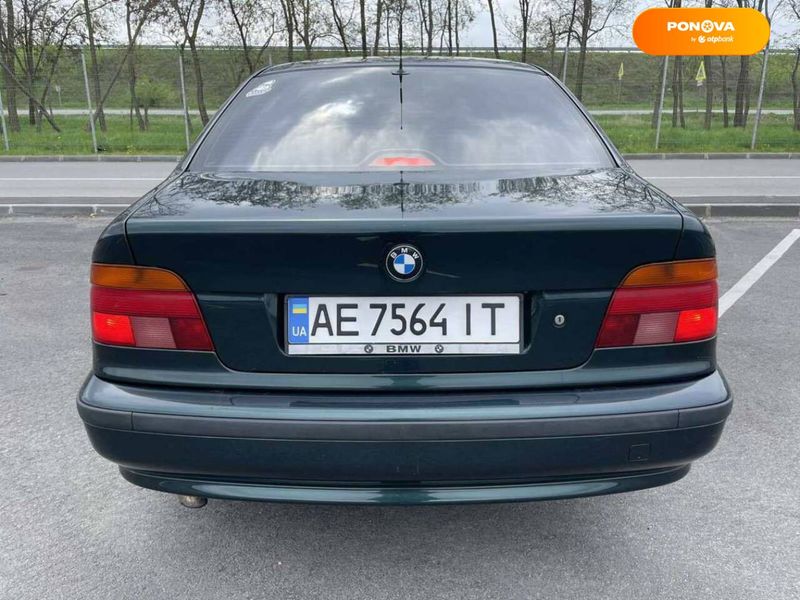 BMW 5 Series, 1997, Бензин, 205 тыс. км, Седан, Зеленый, Днепр (Днепропетровск) 37152 фото