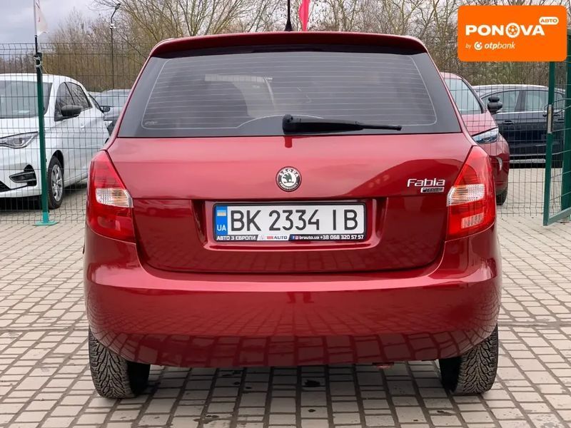 Skoda Fabia, 2008 г., Бензин, 203 тыс. км, Хетчбек, Красный, Бердичев AT-10405046 фото