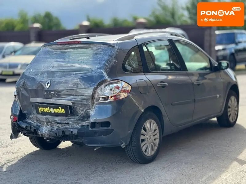Renault Clio, 2008 р., Бензин, 300 тис. км, Універсал, Сірий, Дніпро (Дніпропетровськ) AT-10418618 фото
