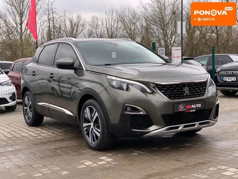 Peugeot 3008, 2018 г., Дизель, 172 тыс. км, Внедорожник / Кроссовер, Зеленый, Бердичев AT-10406163 фото