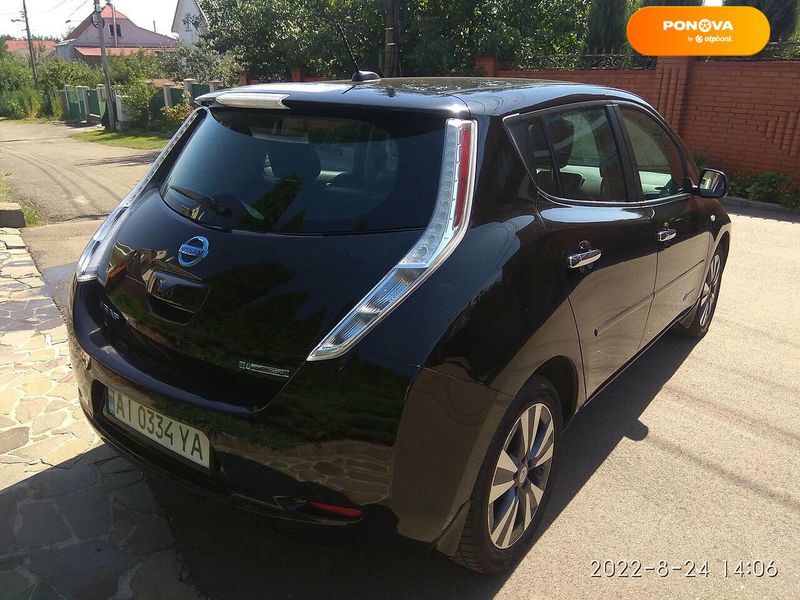 Nissan Leaf, 2015, Електро, 124 тис. км, Хетчбек, Чорний, Вишгород Cars-Pr-140654 фото