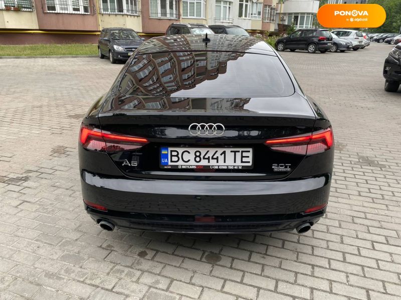 Audi A5 Sportback, 2017, Бензин, 1.98 л., 102 тыс. км, Лифтбек, Чорный, Львов Cars-Pr-67536 фото