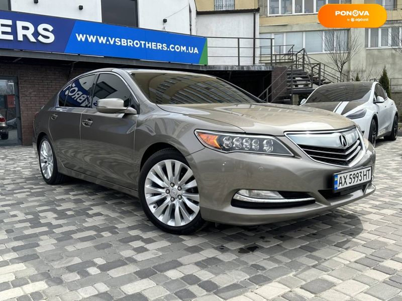 Acura RLX, 2013, Бензин, 3.48 л., 163 тис. км, Седан, Бежевий, Харків 30688 фото