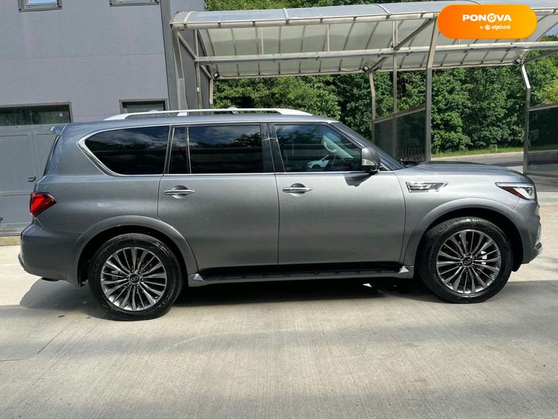 Infiniti QX80, 2018, Бензин, 5.6 л., 102 тис. км, Позашляховик / Кросовер, Сірий, Київ 107051 фото