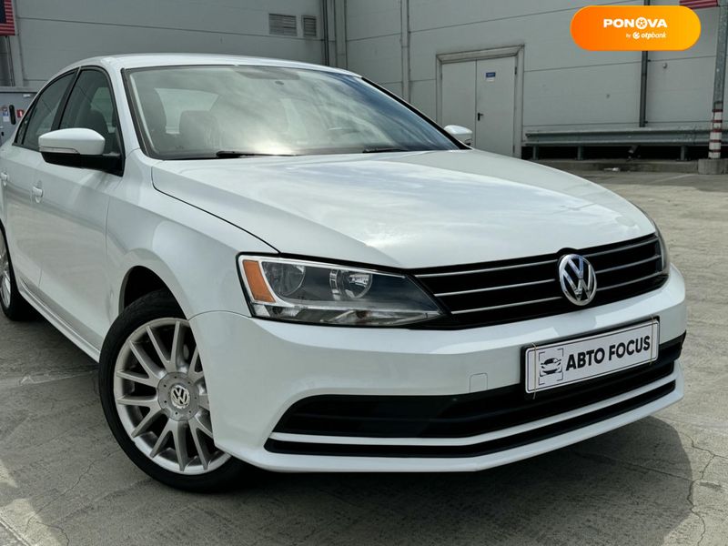 Volkswagen Jetta, 2015, Бензин, 2 л., 126 тис. км, Седан, Білий, Київ 107082 фото