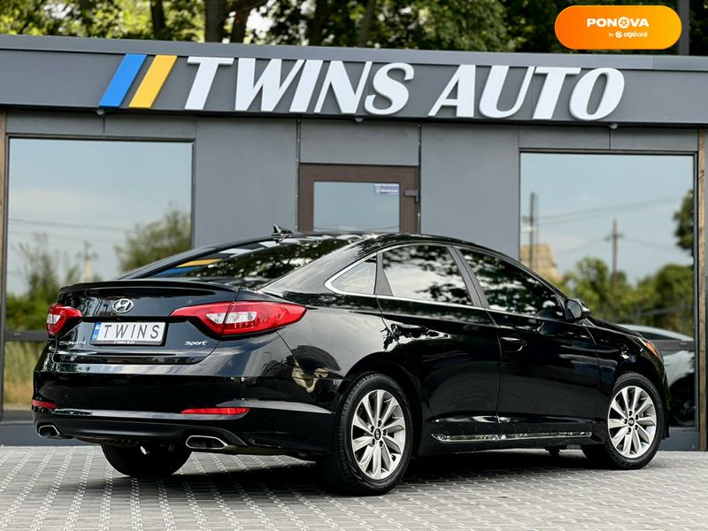 Hyundai Sonata, 2017, Бензин, 2.4 л., 134 тис. км, Седан, Чорний, Одеса 110085 фото