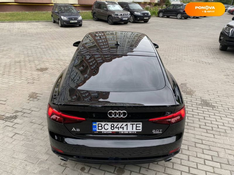 Audi A5 Sportback, 2017, Бензин, 1.98 л., 102 тыс. км, Лифтбек, Чорный, Львов Cars-Pr-67536 фото