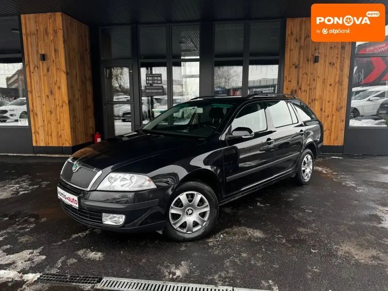 Skoda Octavia, 2008 р., Бензин, 218 тис. км, Універсал, Чорний, Вінниця AT-10409854 фото