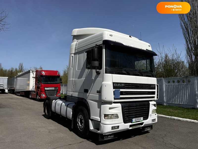 DAF XF 95, 2004, Дизель, 1200 тыс. км, Тягач, Белый, Киев 40121 фото