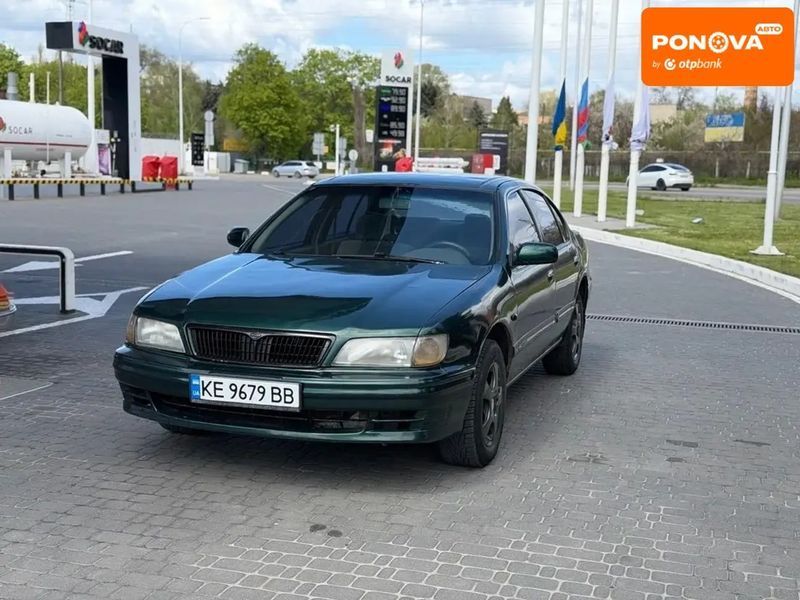 Nissan Maxima, 1998 г., Бензин, 331 тыс. км, Седан, Зеленый, Днепр (Днепропетровск) AT-10417632 фото